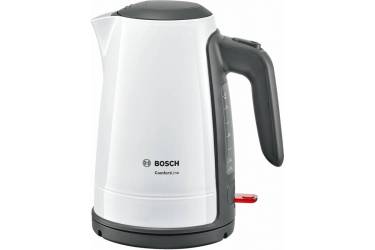Чайник электрический Bosch TWK6A011 1.7л. 2400Вт белый/черный (корпус: пластик)