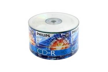 Диск CD-R Philips 700MB 52x Bulk/50