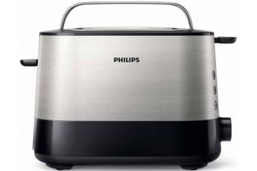 Тостер Philips HD2635/90 950Вт серебристый/черный