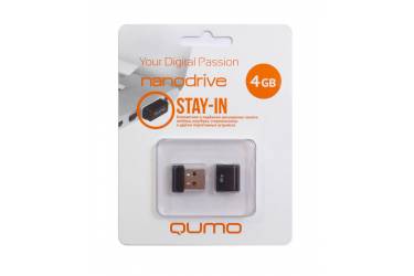 USB флэш-накопитель 4GB Qumo Nano черный USB2.0