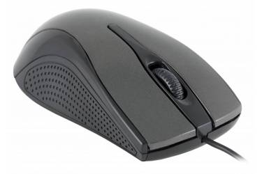 Мышь Oklick 215M черный/серый оптическая (800dpi) USB (2but)