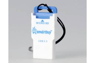 Картридер MicroSD Smartbuy голубой (SBR-707-B)