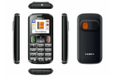 Мобильный телефон teXet TM-B114 черный