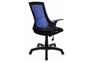 Кресло Бюрократ CH-500/BL/TW-11 спинка сетка синий сиденье черный TW-11