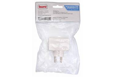 Сетевой разветвитель Buro BU-PS3F-W (3 розетки) белый (пакет ПЭ)