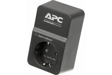 Сетевой фильтр APC PM1WB-RS (1 розетка) черный (коробка)