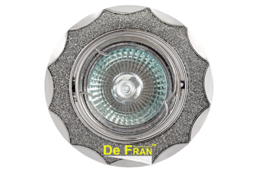 Светильник точечный_DE FRAN_ FT 837AK MR16 хром+серый