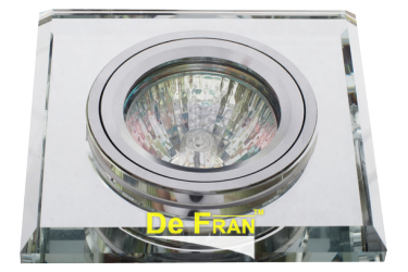 Светильник точечный_DE FRAN_ FT 848x1 MS MR16 зеркальный серебро