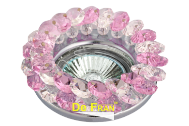 Светильник точечный_DE FRAN_ FT 860 MR16 хром+розовый