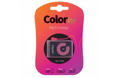 mp3 плеер Perfeo Color-Lite, розовый