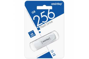 USB флэш-накопитель 256GB SmartBuy Scout белый USB3.0 (SB256GB3SCW)