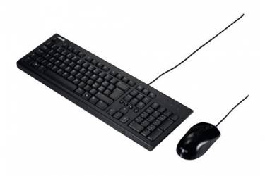 Клавиатура + мышь Asus U2000 клав:черный мышь:черный USB Multimedia