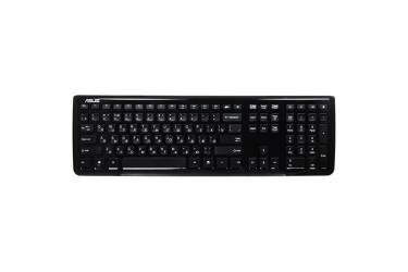 Клавиатура + мышь Asus W3000 клав:черный мышь:черный USB беспроводная slim Multimedia