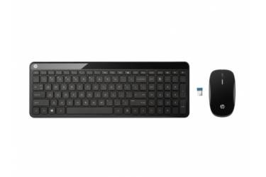 Клавиатура + мышь HP C6020 клав:черный мышь:черный USB беспроводная slim Multimedia