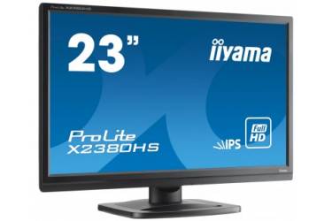 Монитор Iiyama 23" ProLite X2380HS-B1 черный IPS LED 5ms 16:9 DVI HDMI M/M матовая 250cd 178гр/178гр 1920x1080 D-Sub FHD 5.8кг