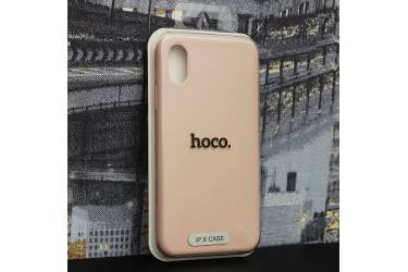 Силиконовый чехол HOCO PURE Series для iPhone X Pink