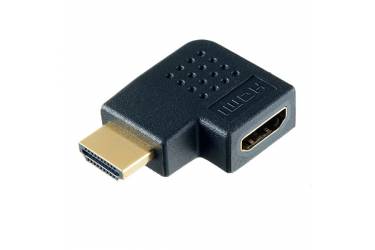 Переходник HDMI (а-f) - HDMI (a-m) Perfeo угловой горизонтальный (пакет)