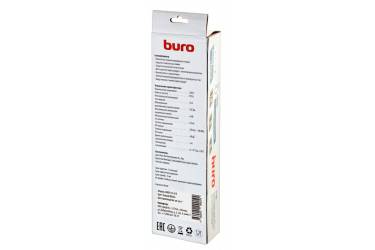 Сетевой фильтр Buro 600SH-16-5-B 5м (6 розеток) черный (коробка)