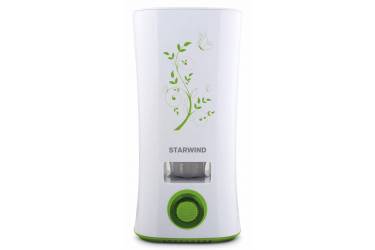 Увлажнитель воздуха Starwind SHC4210 28Вт (ультразвуковой) белый/зеленый