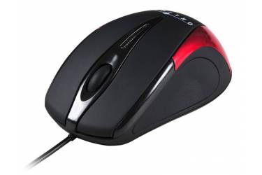 Мышь Oklick 235M черный/красный оптическая (800dpi) USB (2but)