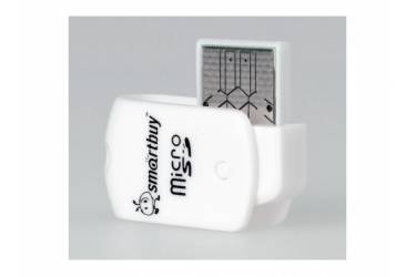 Картридер MicroSD Smartbuy белый (SBR-706-W)