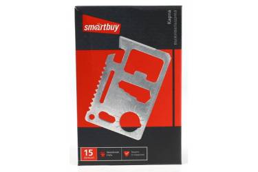 Набор инструментов-карточка, 15 функций, размеры 45х70 Smartbuy tools (SBT-PSK-2)/400