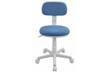 Кресло детское Бюрократ CH-W201NX голубой 26-24 крестовина пластик пластик белый