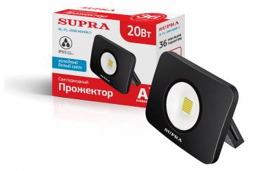 Светодиодный (LED) прожектор SUPRA_ SL-FL - 20W/4000K/IP65