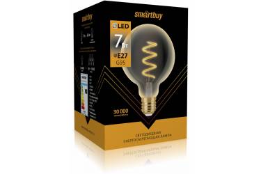 Светодиодная (LED) Лампа ART Smartbuy-G95-7W/3000/E27 (SBL-G95Art-7-30K-E27) _Vintage