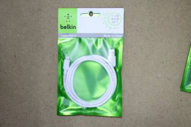 Кабель USB Belkin для Iphone 5G/6S белый 1m в уп.