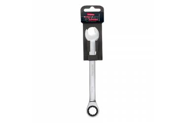 Ключ комбинированный с трещоткой на 19 мм, хромированный, 40X, Smartbuy tools