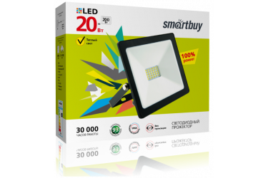 Светодиодный (LED) прожектор FL SMD Smartbuy-20W/4100K/IP65