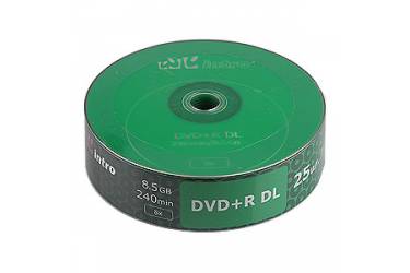 Диск DVD+R DL Intro 8,5GB 8х Bulk/100 [100/600]