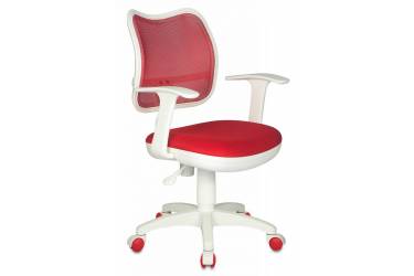 Кресло детское Бюрократ CH-W797/R/TW-97N спинка сетка красный сиденье красный TW-97N (пластик белый)