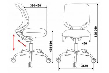 Кресло детское Бюрократ KD-7/ABSTRACT мультиколор сиденье мультиколор абстракция ABSTRACT сетка крестовина хром колеса серый (пластик серый)