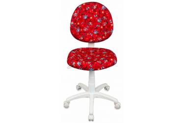 Кресло детское Бюрократ KD-W6/ANCHOR-RD красный сиденье красный якоря ANCHOR-RD (пластик белый)