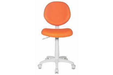 Кресло детское Бюрократ KD-W6/TW-96-1 оранжевый TW-96-1 (пластик белый)
