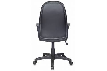 Кресло руководителя Бюрократ CH-826/B+R вставки красный сиденье черный искусственная кожа