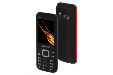 Мобильный телефон Maxvi X800 black-red