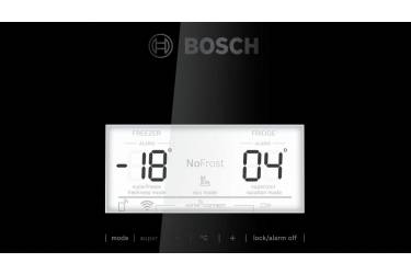 Холодильник Bosch KGN39JB3AR черное стекло (двухкамерный)