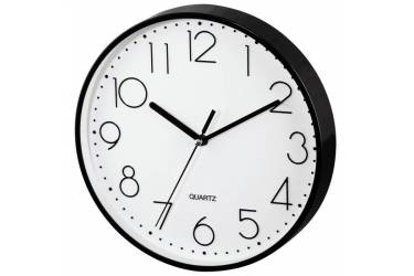 Часы настенные аналоговые Hama PG-220 черный