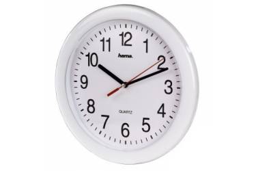 Часы настенные аналоговые Hama PP-250 H-113921 белый
