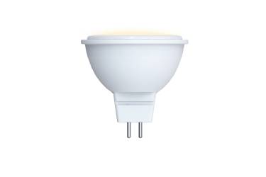 Лампа светодиодная Volpe LED-JCDR-5W/WW/3000К/GU5.3/O MR-16 220В мат  