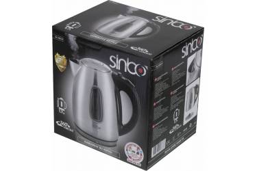 Чайник электрический Sinbo SK 2391B 1.7л. 2000Вт серебристый (корпус: нержавеющая сталь)