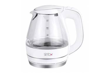 Чайник электрический Sinbo SK 7307 1.5л. 2000Вт белый (корпус: стекло)