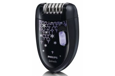Эпилятор Philips HP6422/01 чёрный 20пинцетов сеть
