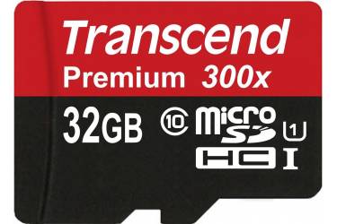 MicroSDHC флэш-накопитель 32GB Class 10 Transcend UHS-I (400x)