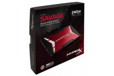 Жесткий диск накопитель SSD 2.5" 240 Gb Kingston SATA 3 HyperX Savage (SHSS37A/240G)