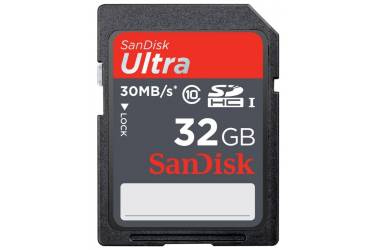 Карта памяти SanDisk SDHC 32GB Class 10 Ultra (30MB/s) 