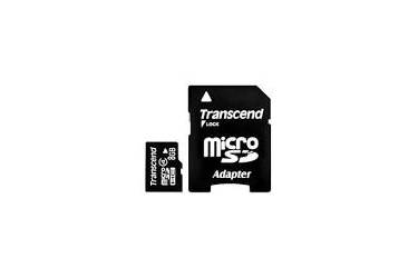 Карта памяти Transcend MicroSDHC 8GB Class 4+adapter